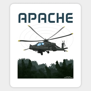 Apache Attack Helicopter Military Armed Forces Novelty Gift Magnet